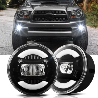 2PCS LED Fog Lights w/ DRL Turn Signal Bumper Lamps For Toyota Tacoma 2005-2011 - Image 1 of 4