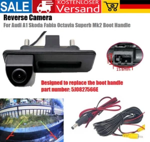 Für Audi A1 Skoda Fabia Octavia Superb Mk2Rückfahrkamera Handle Trunk Rear Boot\ - Bild 1 von 23