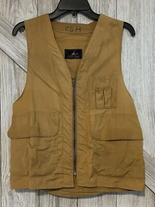 Vintage Sportsmans Apparel Red Head Small Game Hunting Tan Hunting Shooting Vest - Picture 1 of 7