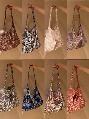 Bolso de Mano Estampado Leopardo, Estampado Floral, 46*36 cm Foto 1 de 4