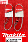 10Pcs Genuine Makita 9mm x 533mm Abrasive Belts For Belt Sander DBS180 / 80 Grit