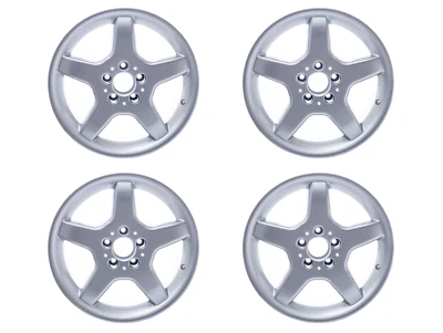 Mercedes-Benz 8x18' ET25 Replica 5-Spoke Alloy Rims Set of 4 New Aftermarket - Image 1 of 4