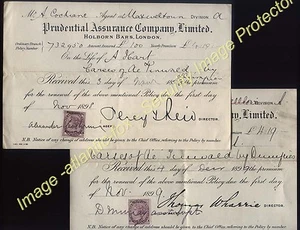 1898-99 1d LILAC Security Overprints PRUDENTIAL ASSUIRANCE CO LTD - Picture 1 of 1