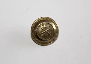 RARE BOUTON UNIFORME MILITAIRE ANCIEN ARMY, EMBLEME ÉPÉE CROISÉE COURONNÉ D:18mm - Bild 1 von 2