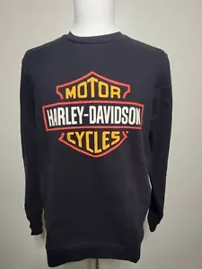 Harley-Davidson Rundhalsausschnitt Sweatshirt Gr. M (schwarz) Og Logo - Bild 1 von 5