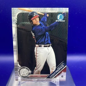 2019 Bowman Chrome Prospects #BCP-148 William Contreras Milwaukee Brewers - Picture 1 of 2