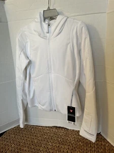 Lululemon Push Your Pace Jacket 10 PrimaLoft Insulation Hooded White NWT - Picture 1 of 7