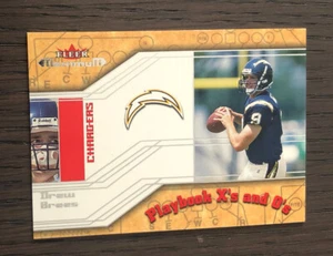 Fleer Maximum Drew Brees 2002 Playbook X's and O's #15 (tarjeta de segundo año) - Imagen 1 de 1