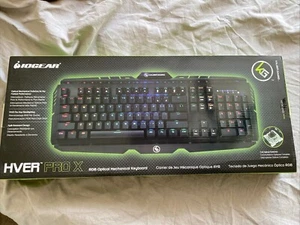 HVER X RGB Optical Mechanical Keyboard GKB730-BN PC Gaming RGB Lighting NEW - Picture 1 of 9
