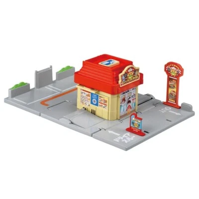Takara Tomy Tomica Town Drive thru burger Hamburger shop Set (NO CAR) - image 1 of 4