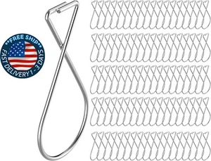 Paquete de 90 ganchos para techo, ganchos para techo suspendido, color plateado - Picture 1 of 7