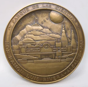 PARQUE DE LAS CIENCIAS - Ramon Luis Rivera-Alcalde - PUERTO RICO - Bronze - 1988 - Picture 1 of 5