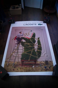 LACOSTE CHRISTMAS BY JP GOUDE A French Advertising Fashion Poster Original 2010s - Bild 1 von 7