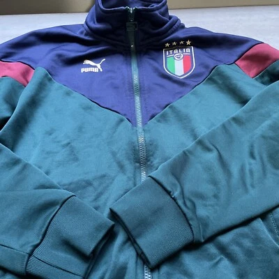 Chaqueta de Pista de Fútbol Puma Italia FIGC Iconic MCS Talla Pequeña Foto 1 de 4