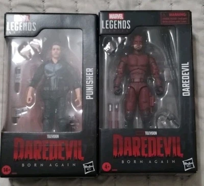 Marvel Legends DAREDEVIL & PUNISHER Figure Born Again TV - Image 1 of 4