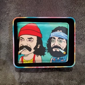 Buckle Down Cheech N Chong Smoking Pose Bifold Wallet Homies in Dreamland - Picture 1 of 8