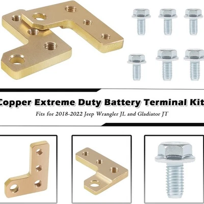 Extreme Duty 电池端子适用于 2018 - 2022 吉普牧马人 JL 和角斗士 JT — 第 1/4 张图片