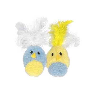 Multipet Feather Birds with Catnip (Assorted colors) - Image 1 of 2