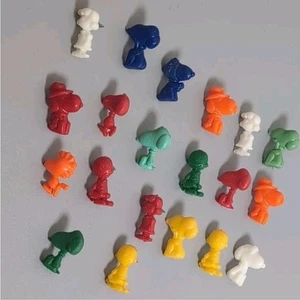 Lote de Pushpins Snoopy Peanuts Vintage Años 70 - Imagen 1 de 5