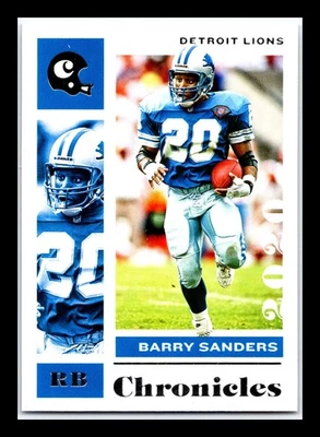 2020 Panini Chronicles #33 Barry Sanders - Image 1 of 2