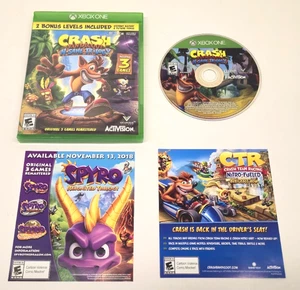 Crash Bandicoot N. Sane Trilogy (Microsoft Xbox One) Juego Completo En Caja - Probado - Imagen 1 de 3