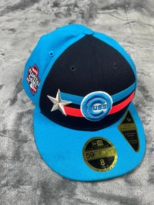 Chicago Cubs New Era 2024 MLB All-Star Game 59FIFTY Fitted Hat Size 8 AUTHENTIC - Picture 1 of 7