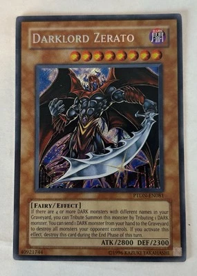 Darklord Zerato - PTDN-EN081 - Secret Rare - Unlimited Edition VLP - Image 1 of 4