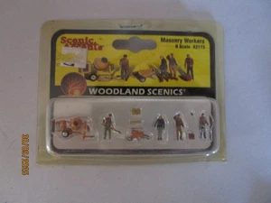 Woodland Scenics, scala N, operai muratori A2173, come nuovi in confezione. - Foto 1 di 1