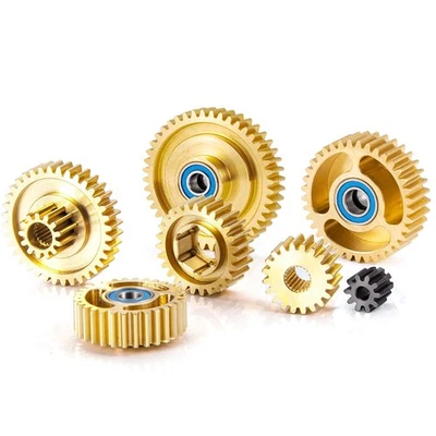 Durable Transmission Gearbox Gears Set Parts for Tamiya 1/14 Tractor Trailer RC - Image 1 of 4