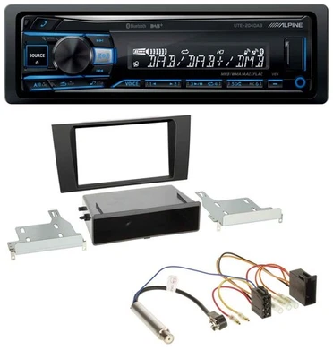 Alpine USB Bluetooth DAB MP3 Autoradio für Audi A4 (B5 1999-2001) Symphony - Bild 1 von 4