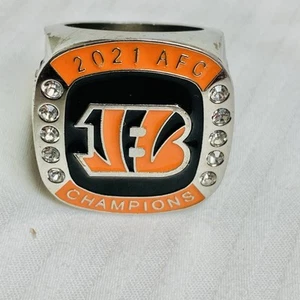 Cincinnati Bengals Season Ticket Member Gift Replica 2021 AFC Championship Ring - Picture 1 of 6