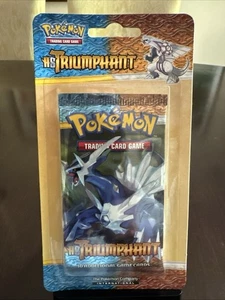 Pokemon TCG - HGSS Triumphant Blister Pack (Dialga) - New Sealed SHIP ASAP - Picture 1 of 2