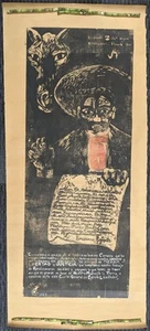 Carlos Alfredo Cortez, Carlos Cortez Koyokuikatl / Emiliano Zapata I.W.W Poster - Picture 1 of 6