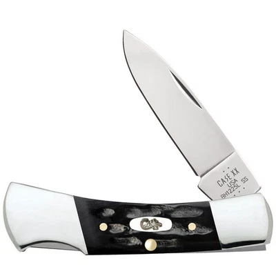 CASE XX KNIVES JIGGED BUFFALO HORN LOCKBACK BH1225L SS (65031) POCKET KNIFE - Image 1 of 2