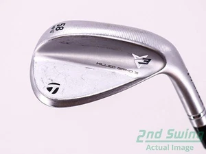 TaylorMade Milled Grind 3 Raw Chrome Wedge Lob LW 58° Graphite Stiff Right 34.75 - Picture 1 of 8