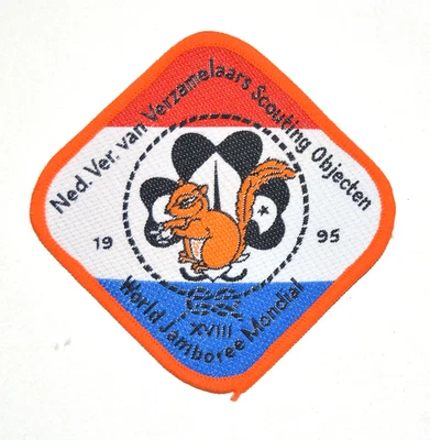 Ned Ver van Verzamelaars Scouting Objectin Badge 1995 XVIII World Jamboree - Image 1 of 4