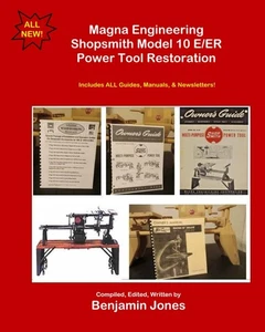 Magna Engineering Shopsmith MODEL 10 ER Book of USER & OPERATION MANUALS - NEW! - Picture 1 of 2