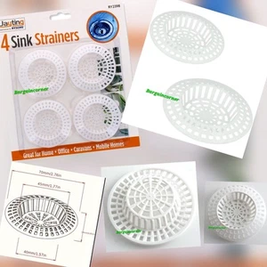 Sink Strainer Plastic Sink Bath Kitchen Strainer Hair Waste Catcher Drain Cover. - Picture 1 of 19