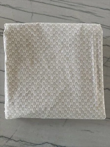 Pottery Barn Jerrie King Flat Sheet Tan Taupe Cotton Very nice pre-owned condit - Picture 1 of 7