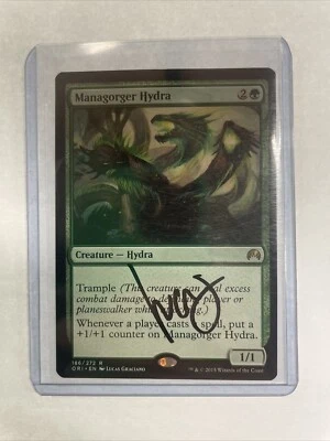 MTG Managorger Hydra Lucas Graciano AP Signed By Artist - Image 1 of 4