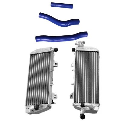 Radiador + manguera de aluminio para Husqvarna TE/TC 250 TE 150/300; TE/TX 125 2016-2018 Foto 1 de 4