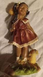 Muñeca niña afroamericana con cachorro - Imagen 1 de 4