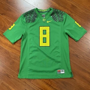 Camiseta del equipo Nike de los Oregon Ducks #8 Fighting Ducks verde amarillo - Imagen 1 de 13