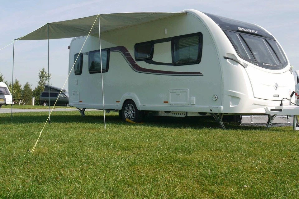 Sunncamp Sunnshield 390 Caravan Sun Canopy with Poles and Guylines 2022 Model - Image 1 of 1