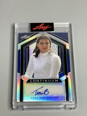 Toni Breidinger 2023 Leaf Metal Continuum /67 Auto MC-71 NASCAR Victorias Secret - Image 1 of 2