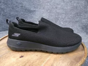 Skechers Para Hombres Go Walk Max 54600 Negro Sin Cordones Informales Zapatos Tenis Talla 11 EE. UU. - Imagen 1 de 11