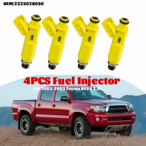 Juego de 4 inyectores de combustible 23250-28050 para Toyota RAV4 2.0L L4 2001 2002 2003 NUEVO - Imagen 1 de 13