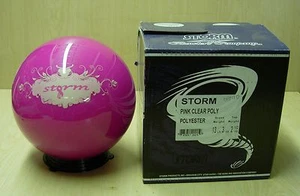 g4 13# 3oz TW 2.5 Neu im Karton 2014 Storm PINK CLEAR POLY Bowlingkugel - Bild 1 von 5