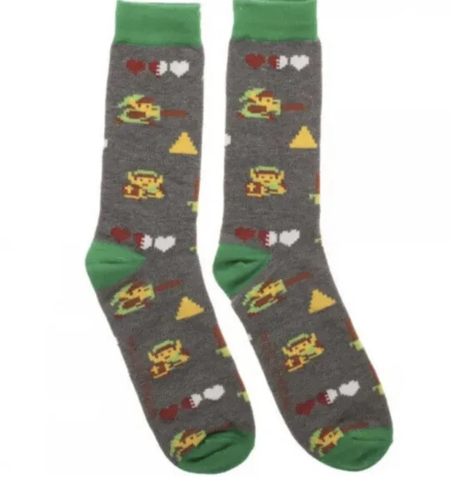 Super Mario Bro,The Legend Of Zelda Sock 舒适,柔软,任天堂 — 第 1/1 张图片