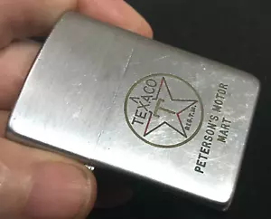 1955 1956 TEXACO Feuerzeug Zippo OIL AND GAS Motor Mart - Bild 1 von 24